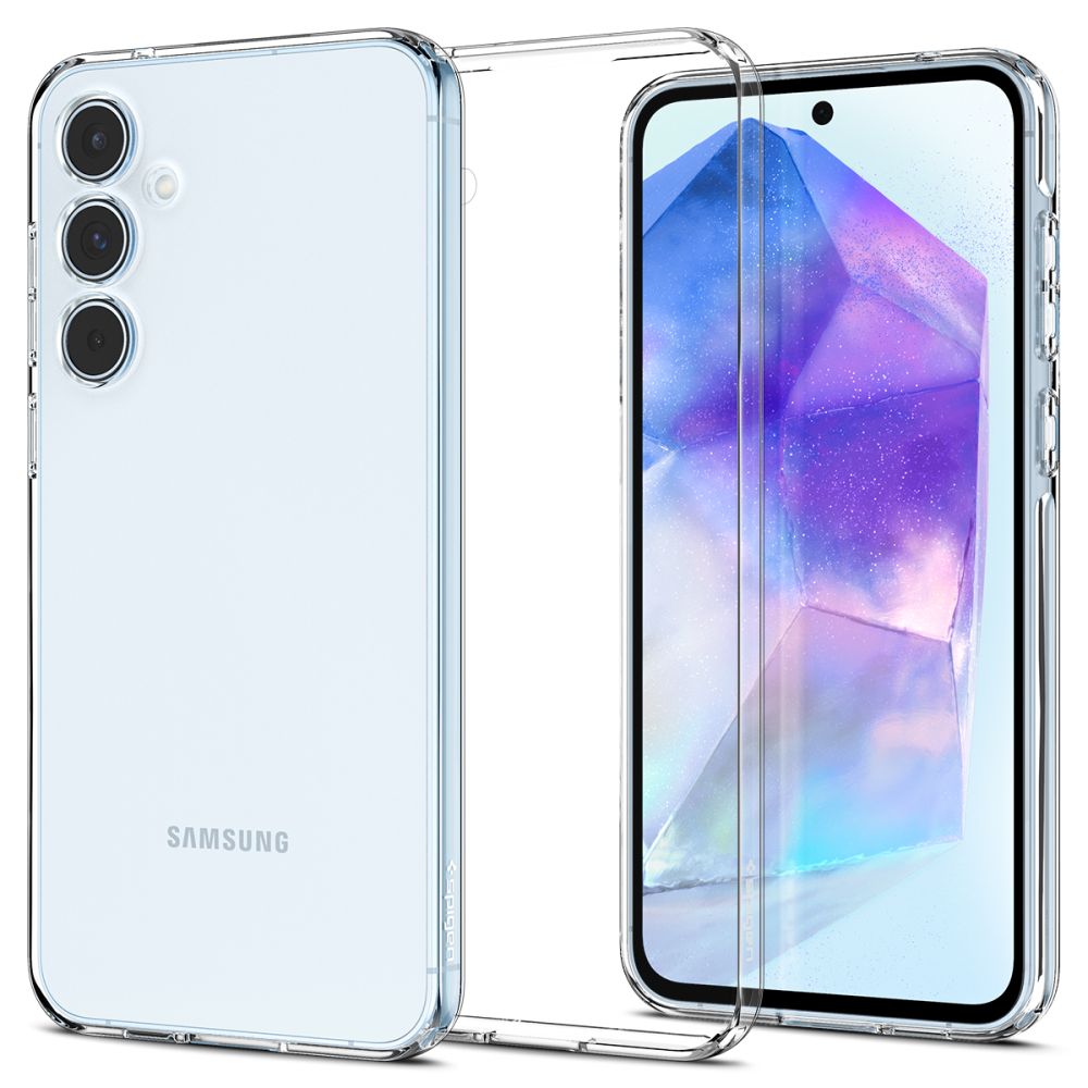 Spigen Fodral med flytande kristall för Samsung Galaxy A55 5G - Transparent