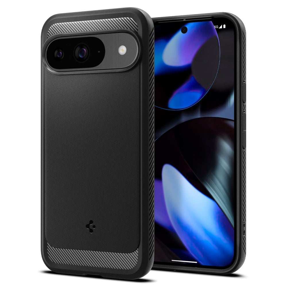 Spigen Robust skyddsfodral för Google Pixel 9 / 9 Pro - Svart