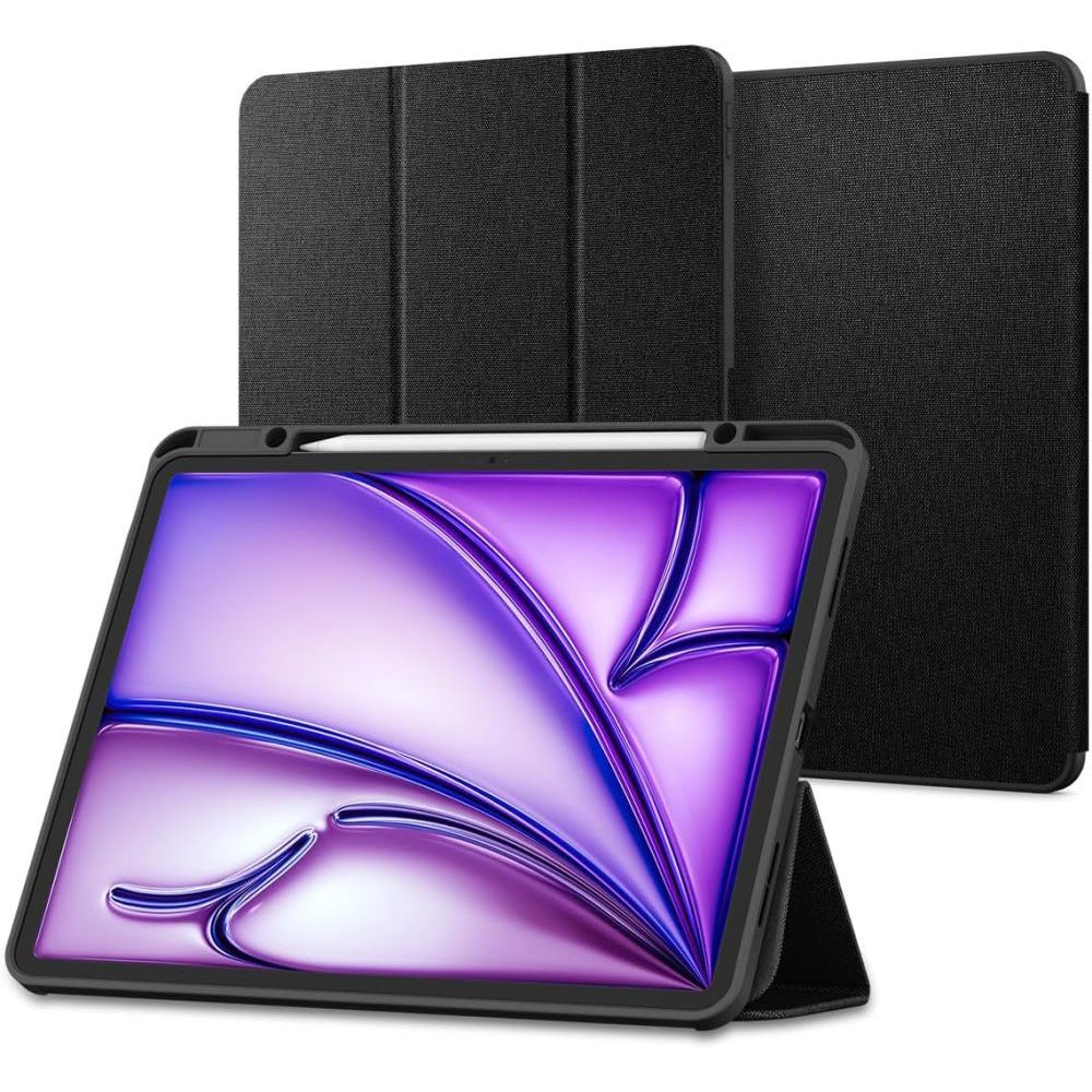 Spigen Urban Fit-etui til iPad Air 10,9'' 4/5 2020-2022 / 11,6'' 2024 - Sort