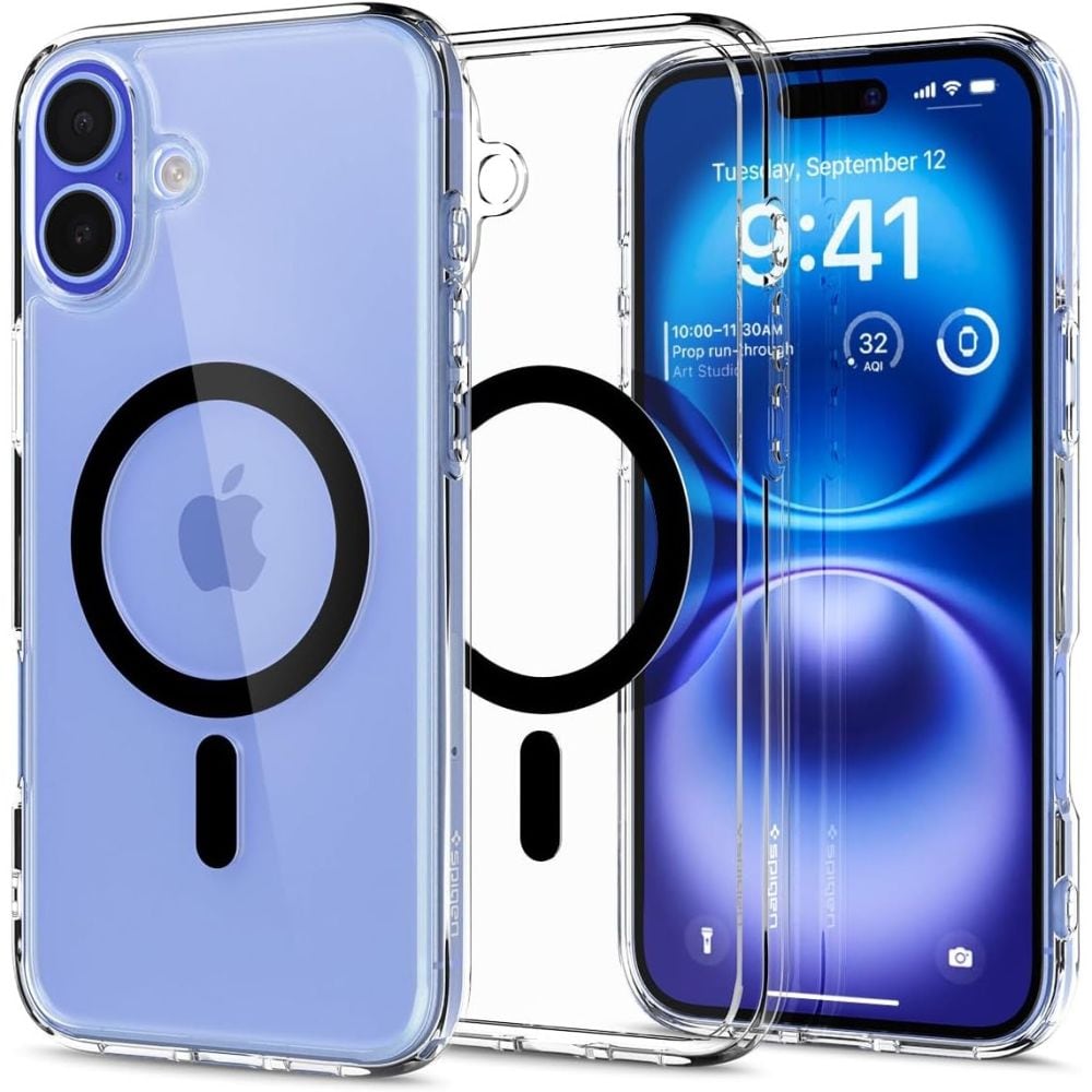 Spigen Ultra Hybrid Mag-fodral med MagSafe för iPhone 16 Plus - Svart