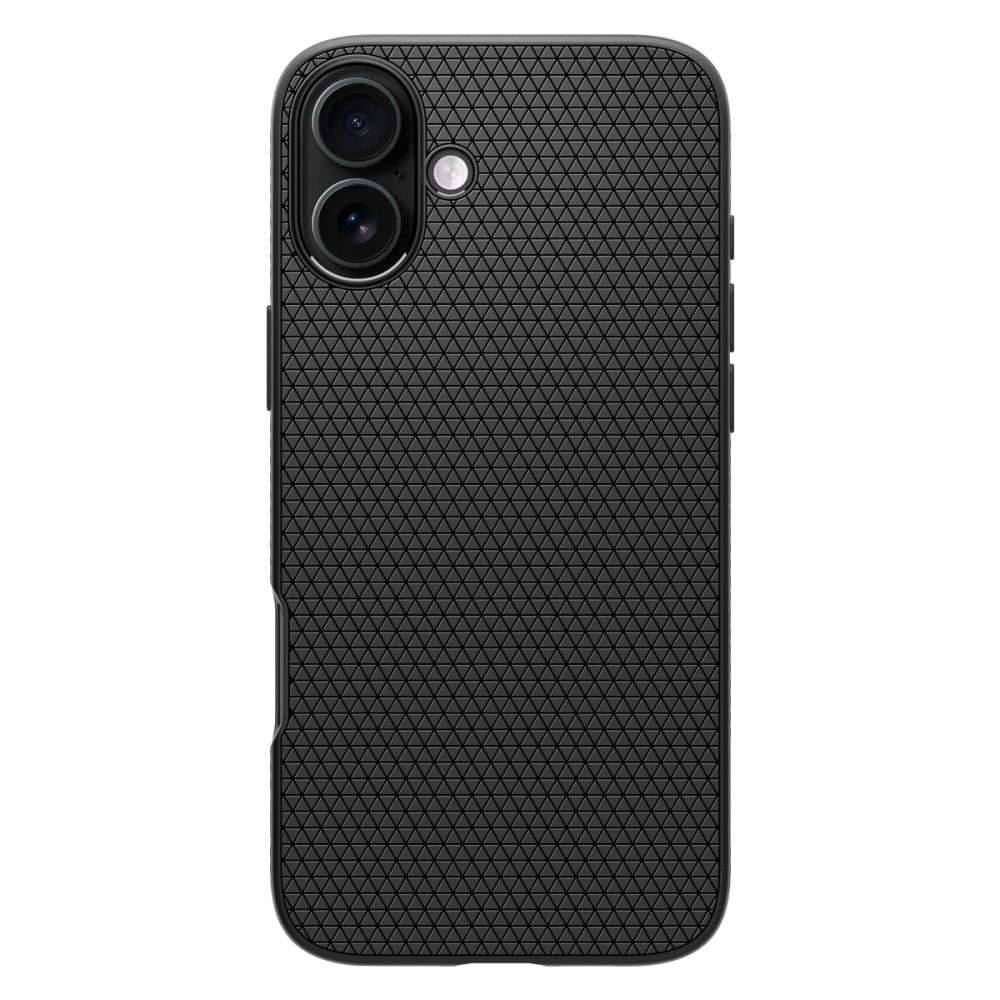 Spigen Liquid Air iPhone 16 Kuffert - Sort