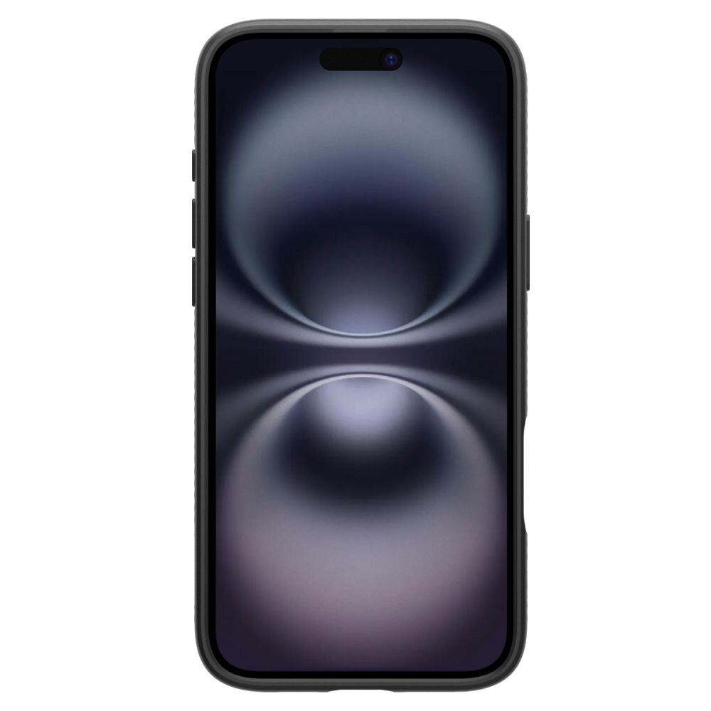 Spigen Liquid Air iPhone 16 Kuffert - Sort