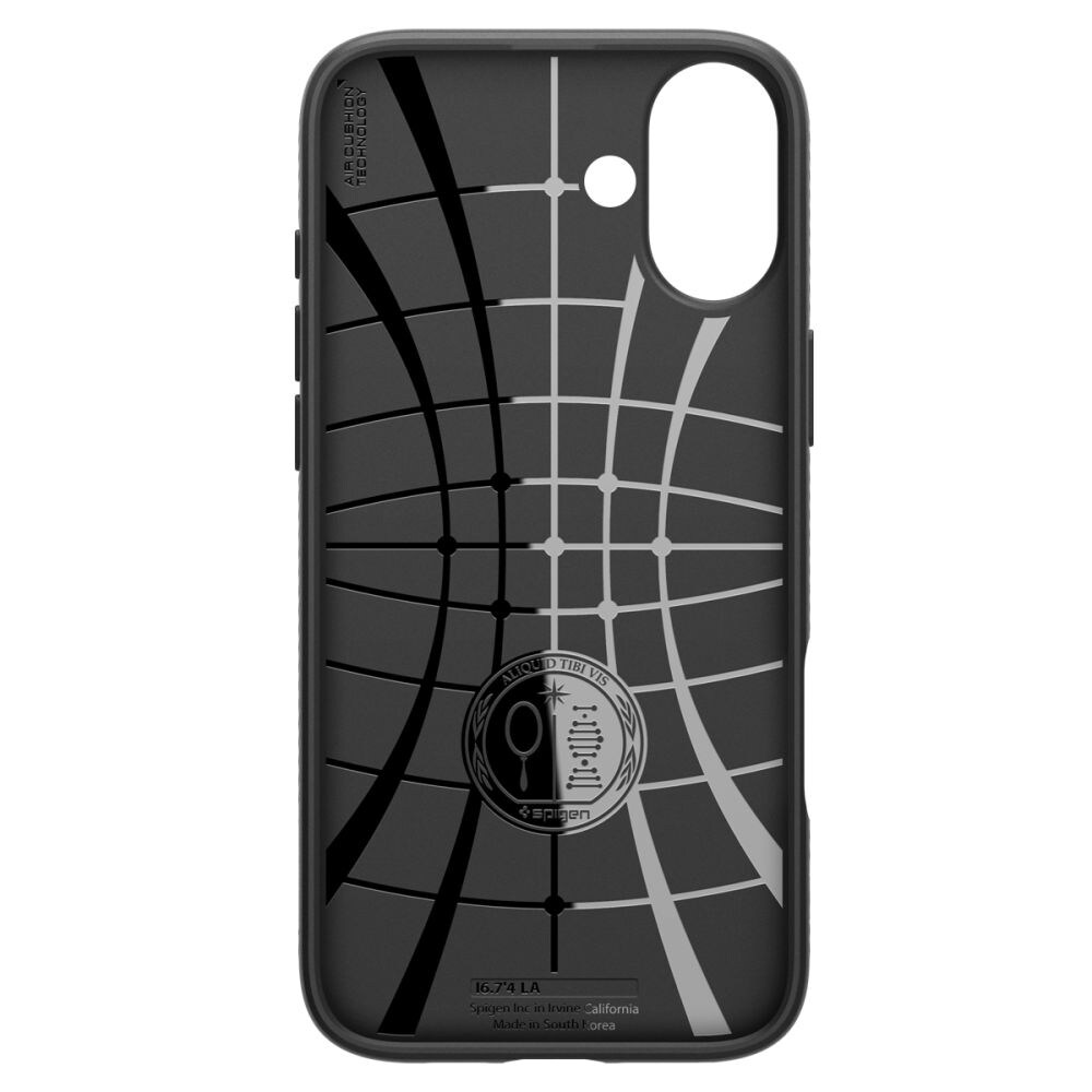 Spigen Liquid Air iPhone 16 Kuffert - Sort