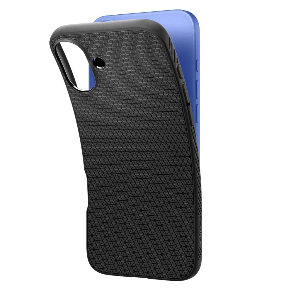 Spigen Liquid Air iPhone 16 Kuffert - Sort