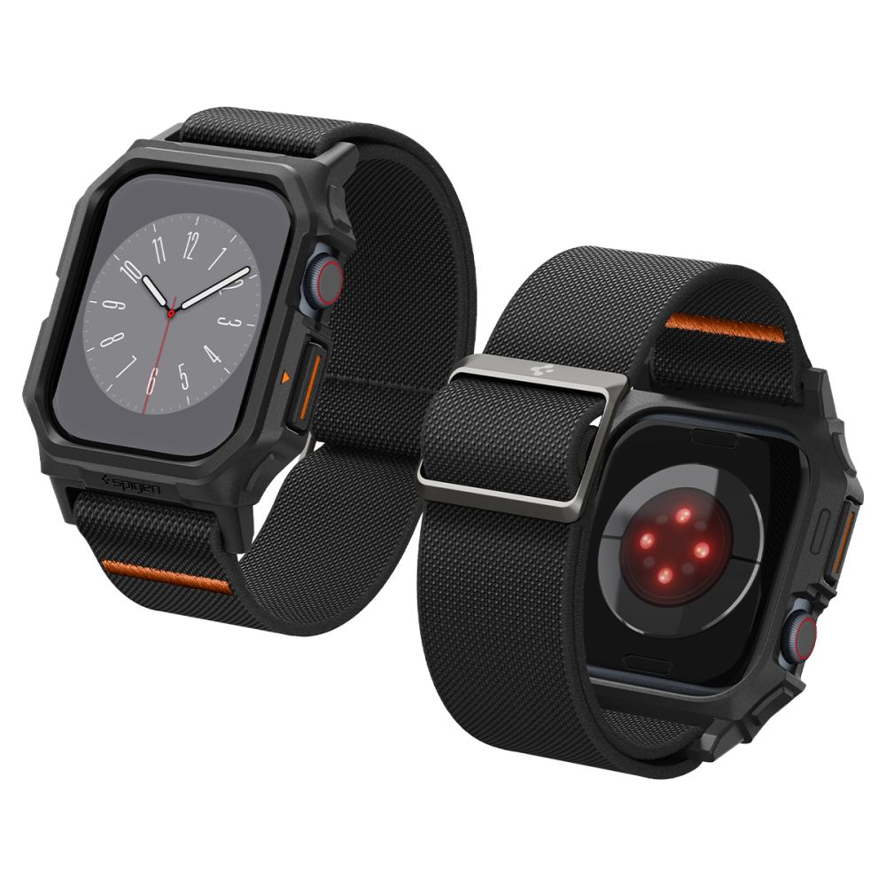 Spigen Lite Fit "PRO"-armband för Apple Watch 10 42mm - Svart