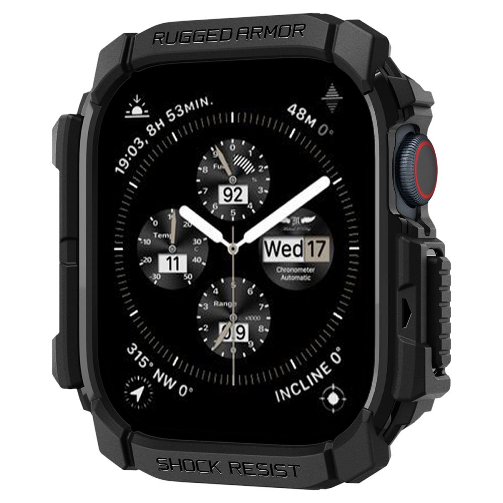 Spigen Robust panseretui til Apple Watch 10 46mm - Sort