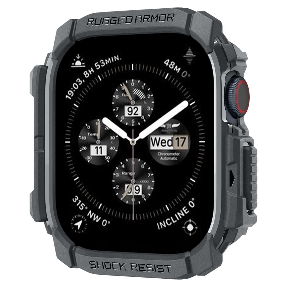 Spigen Robust panseretui til Apple Watch 10 46mm - grå