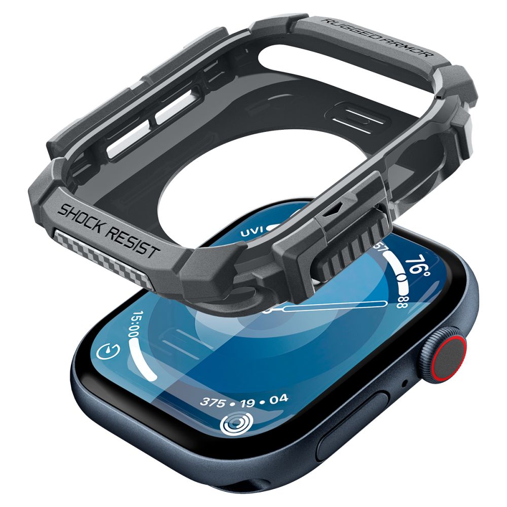 Spigen Robust panseretui til Apple Watch 10 46mm - grå