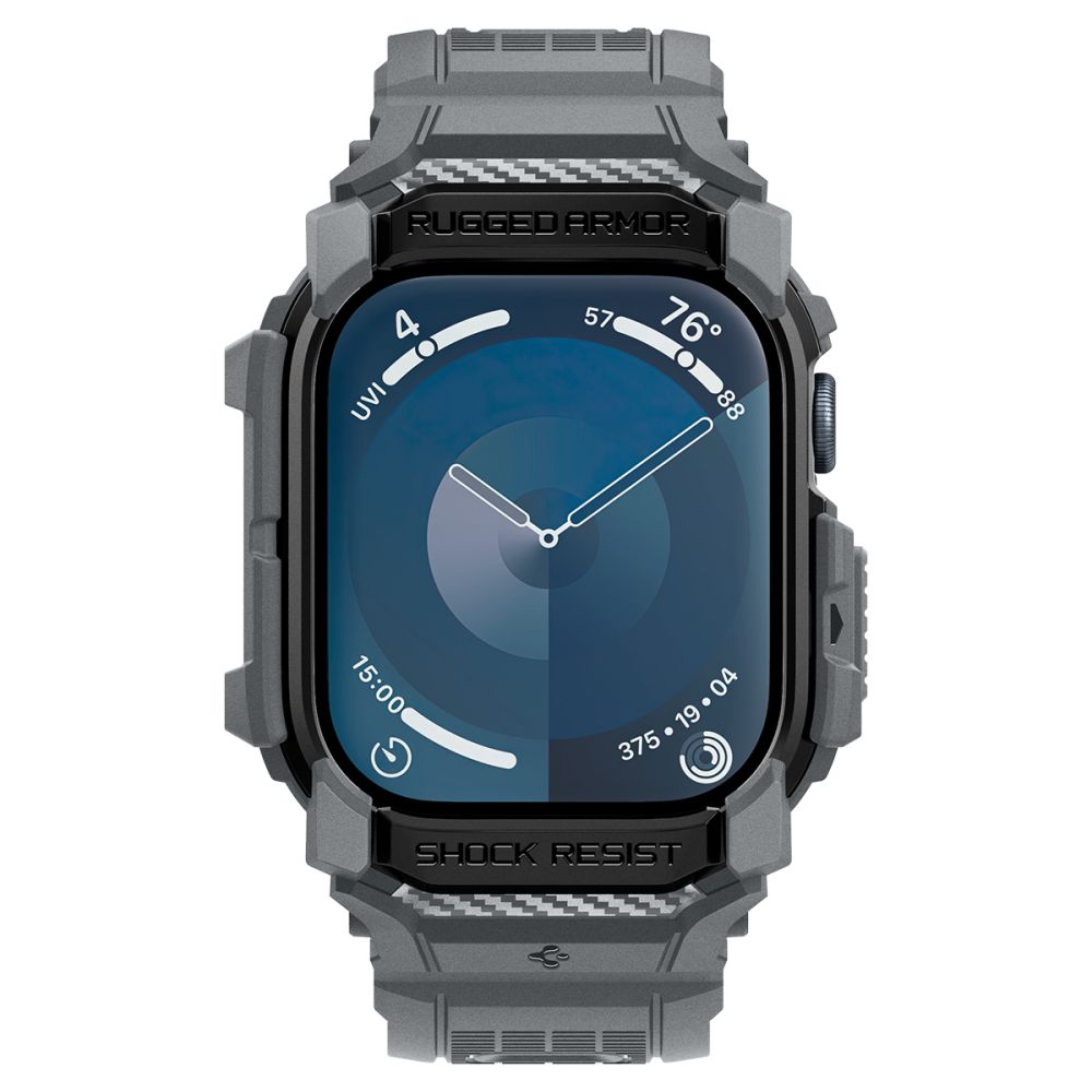 Spigen Robust panseretui til Apple Watch 10 46mm - grå