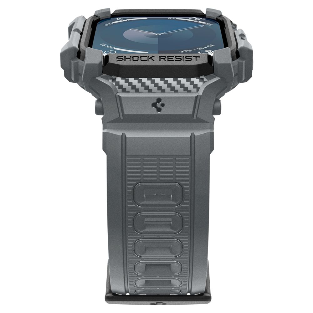 Spigen Robust panseretui til Apple Watch 10 46mm - grå