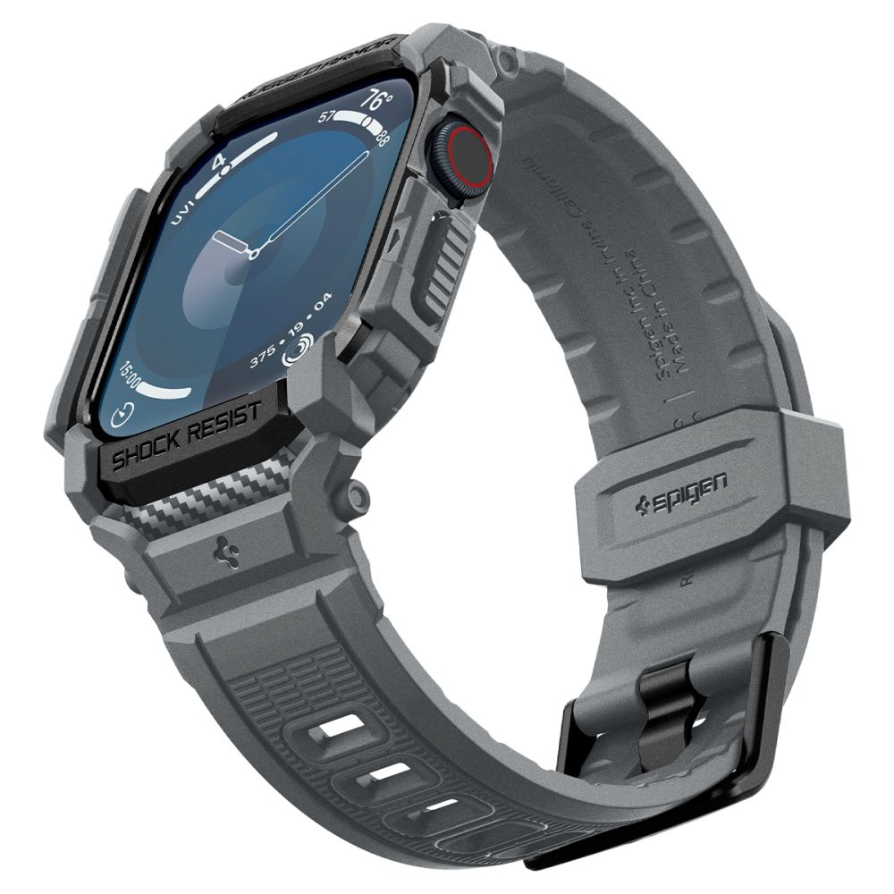 Spigen Robust panseretui til Apple Watch 10 46mm - grå