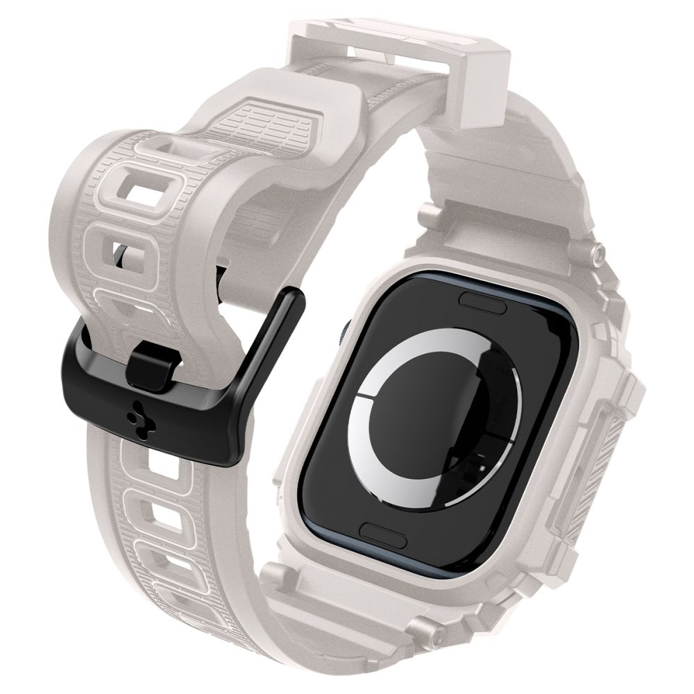 Spigen Rugged Armor "Pro"-armband för Apple Watch 10 (46MM) - Beige