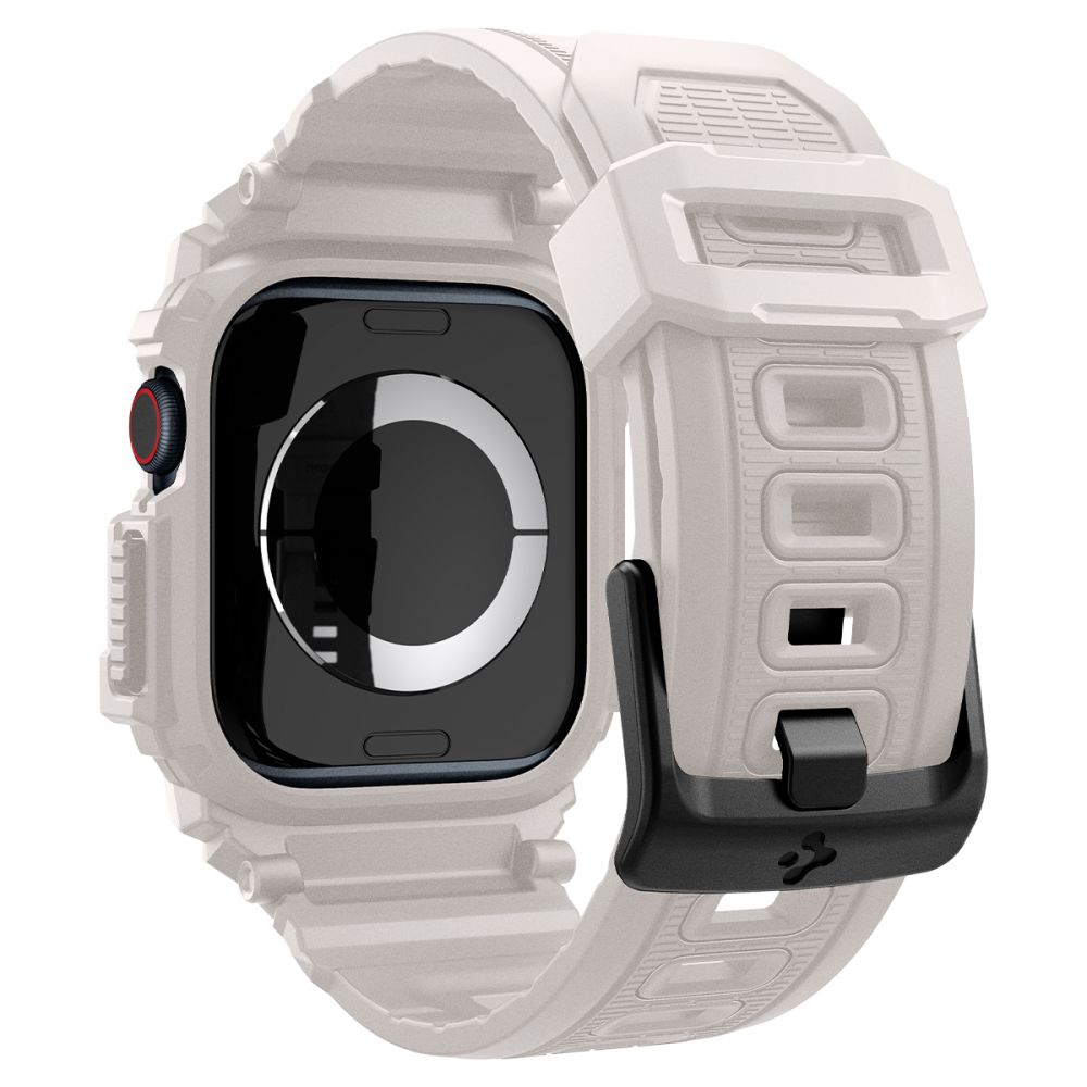 Spigen Rugged Armor "Pro"-armband för Apple Watch 10 (46MM) - Beige