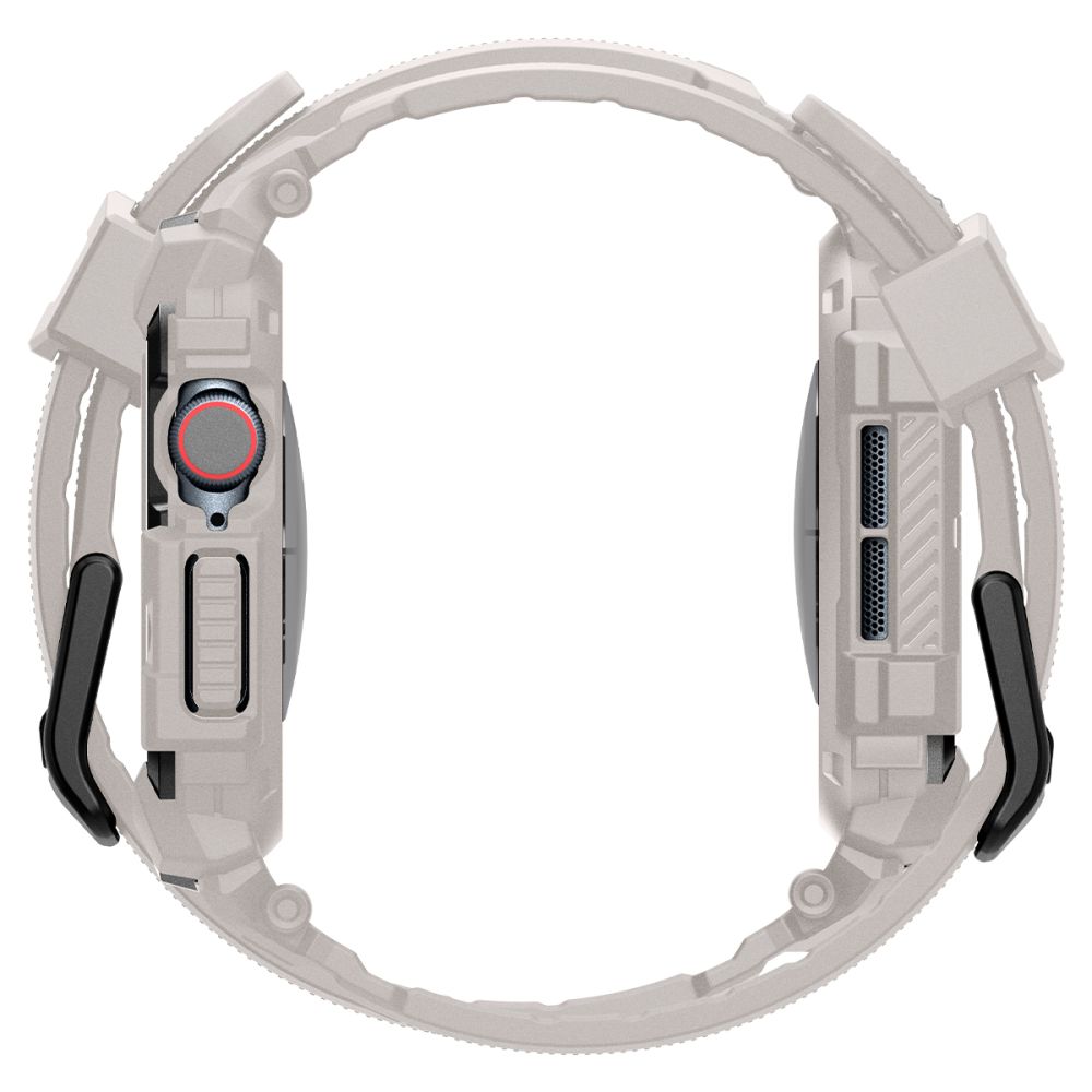 Spigen Rugged Armor "Pro"-armband för Apple Watch 10 (46MM) - Beige