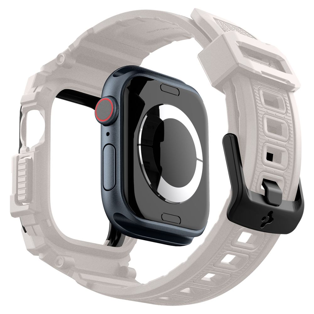 Spigen Rugged Armor "Pro"-armband för Apple Watch 10 (46MM) - Beige
