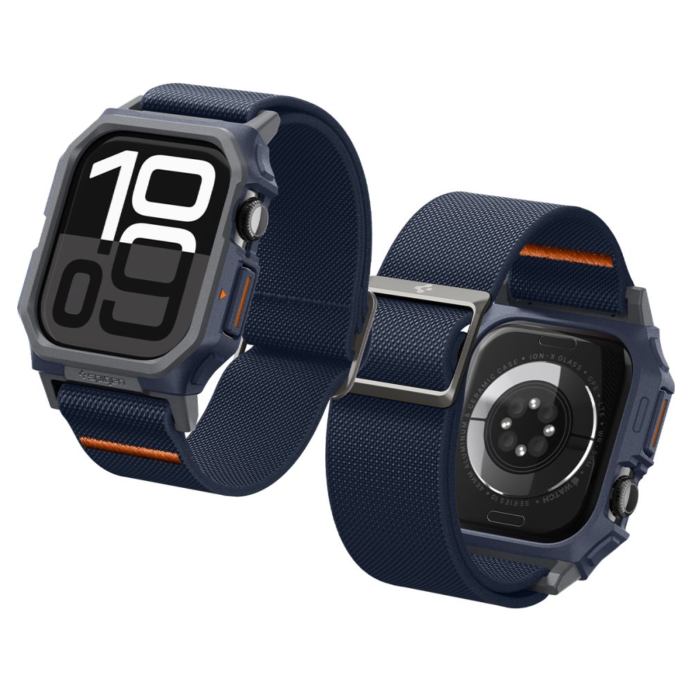 Spigen Lite Fit "Pro"-armband till Apple Watch 10 46mm - Marinblå