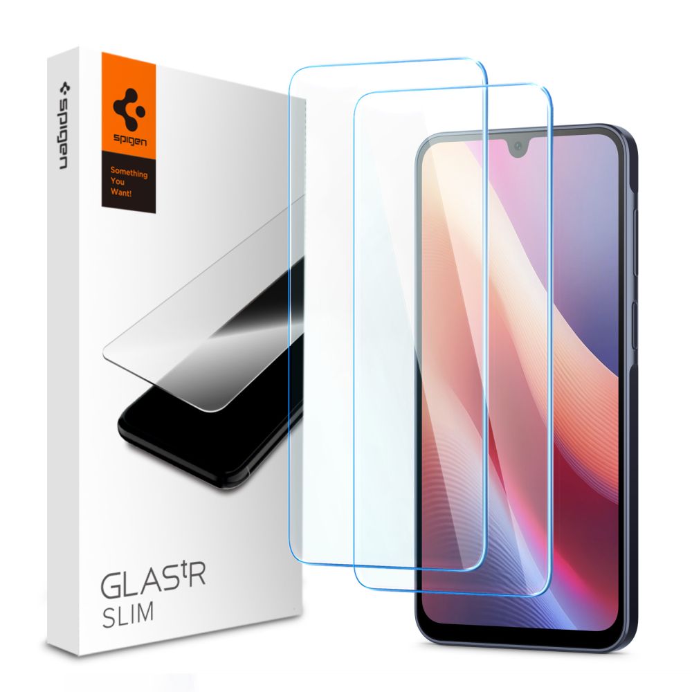 Spigen Glas.tR Slim 2-Pack härdat glas för Samsung Galaxy A16 4G / 5G - Transparent