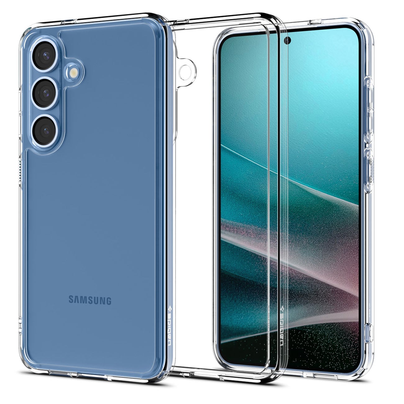 Spigen Ultra Hybrid-etui til Samsung Galaxy S25 - Klar