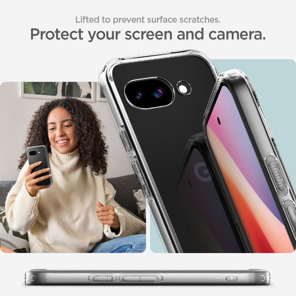 Spigen Ultra Hybrid-etui til Google Pixel 9A - Klar