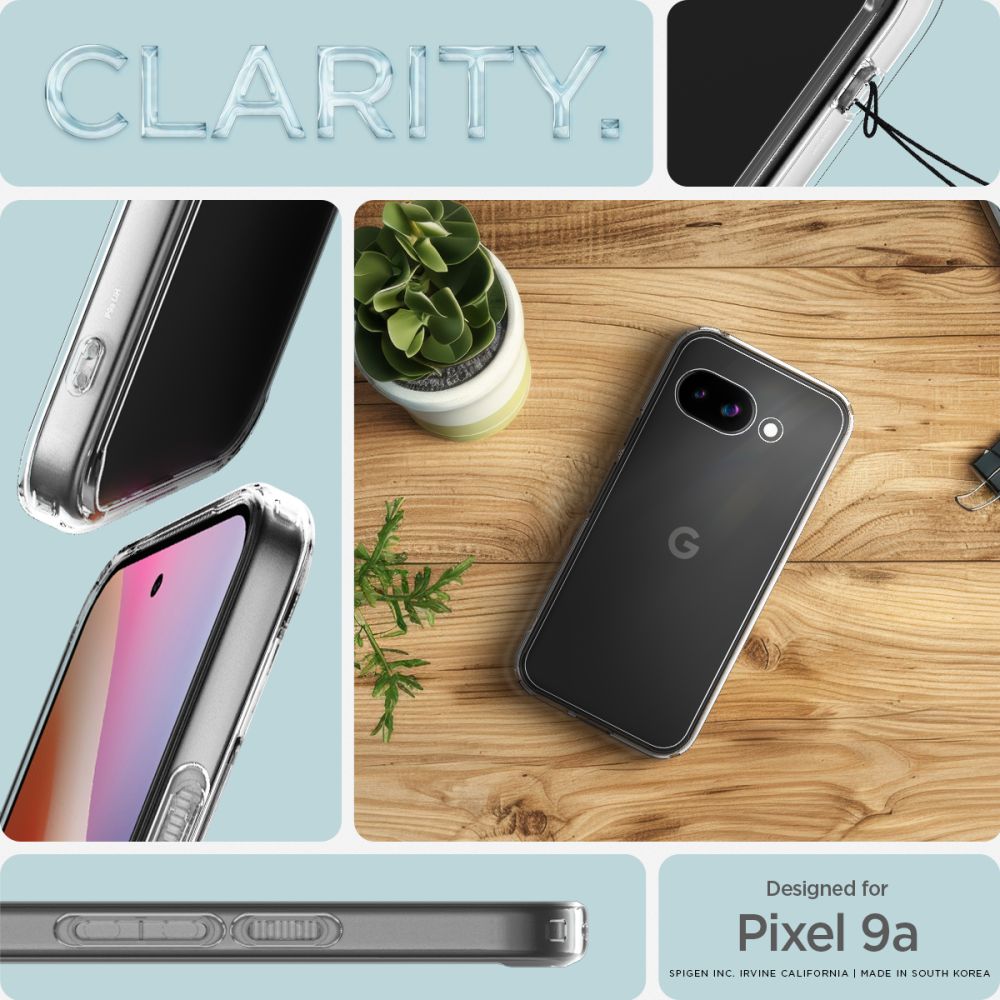 Spigen Ultra Hybrid-etui til Google Pixel 9A - Klar