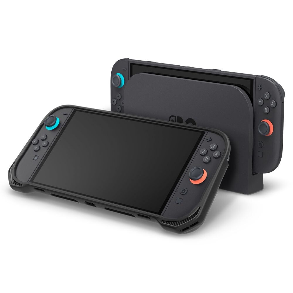 Spigen Robust panseretui til Nintendo Switch 2 - mat sort