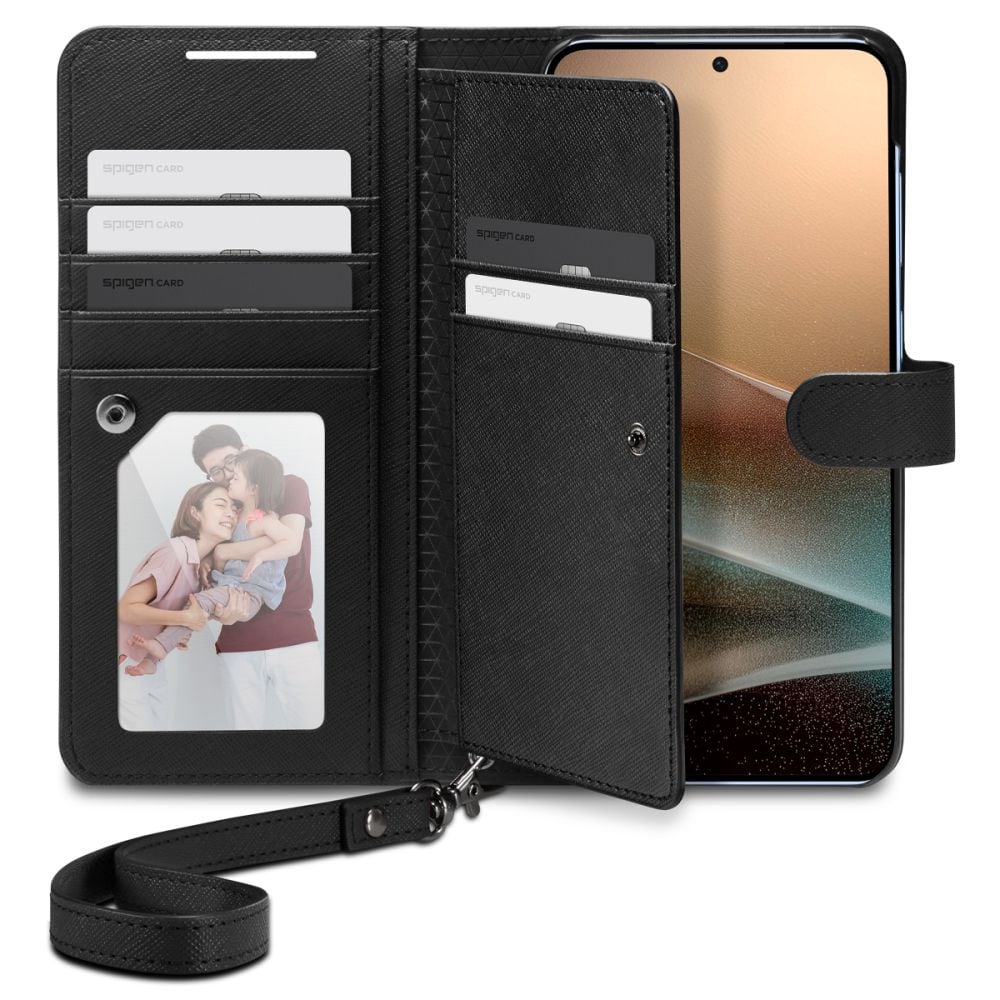 Spigen Wallet "S"-etui til Samsung Galaxy S25+ - Sort
