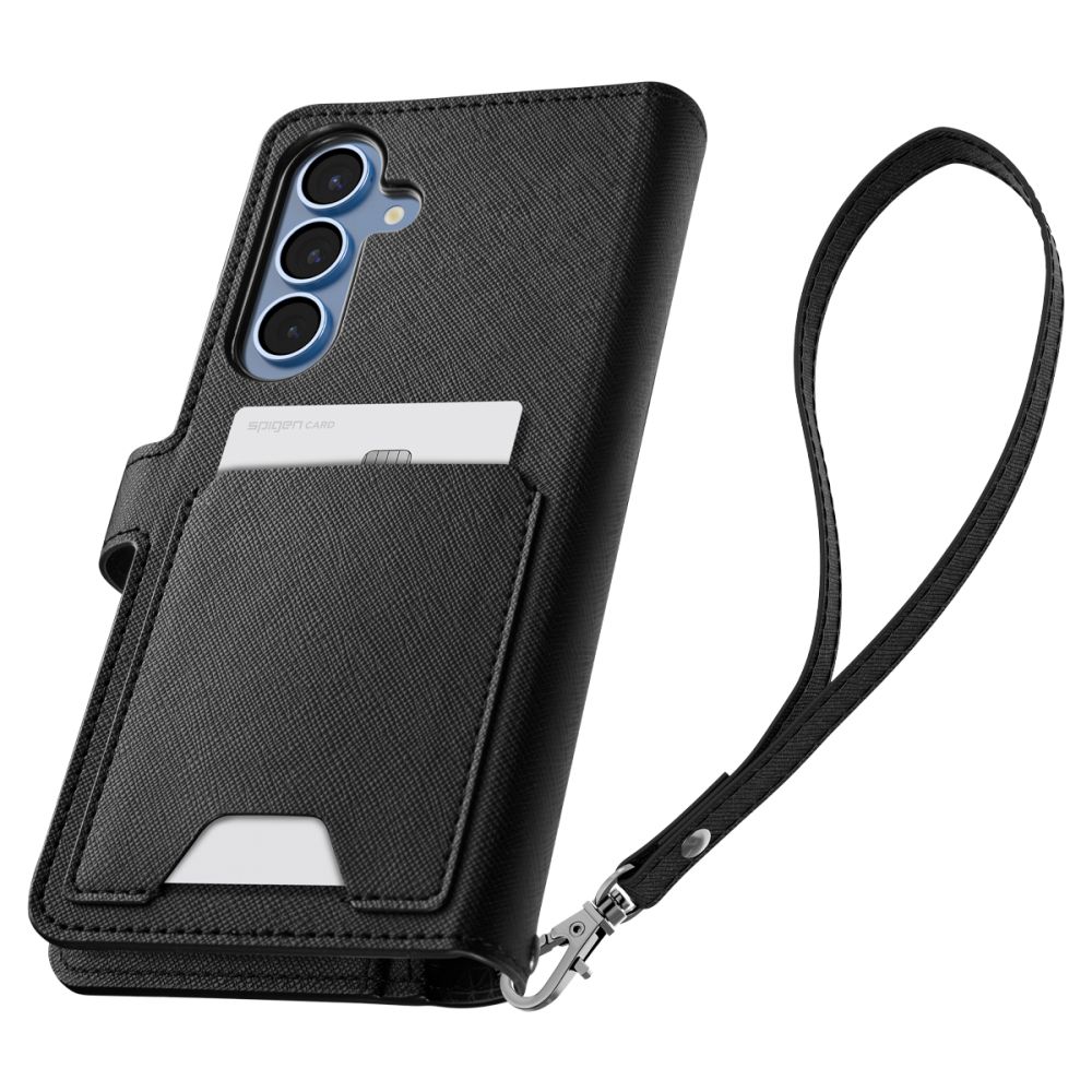 Spigen Wallet "S"-etui til Samsung Galaxy S25+ - Sort
