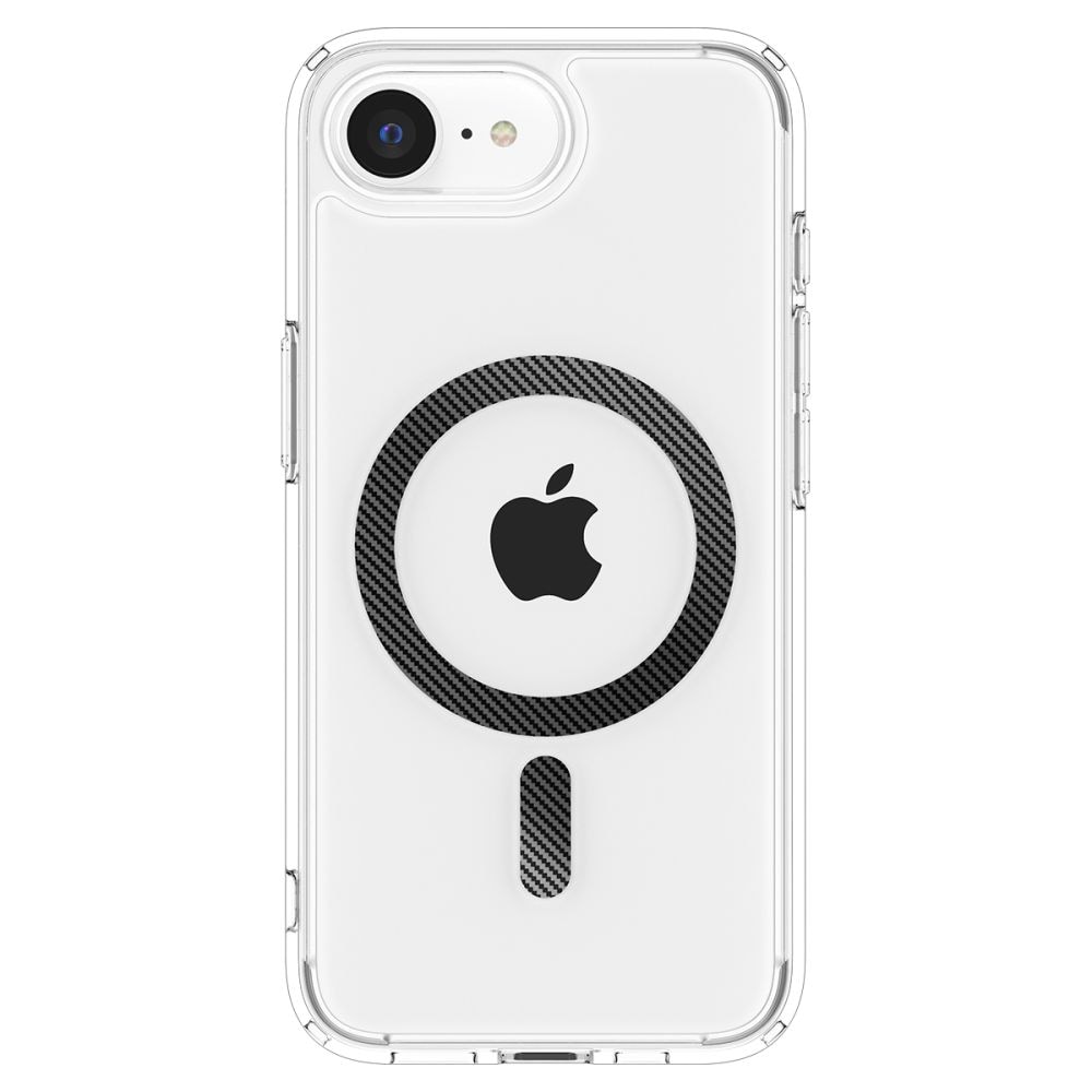 Spigen Ultra Hybrid MagSafe iPhone 16e kulfiberetui - klar