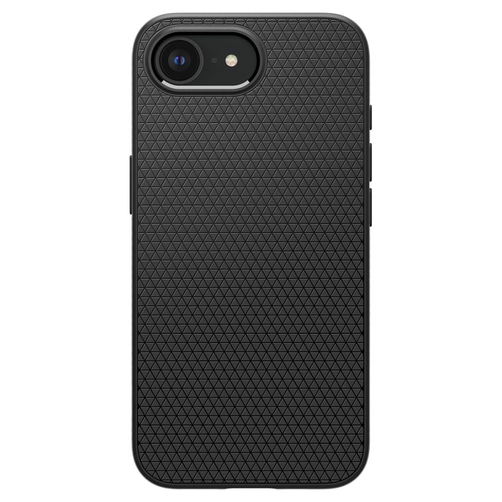 Spigen Liquid Air Mag MagSafe iPhone 16e-etui - mat sort