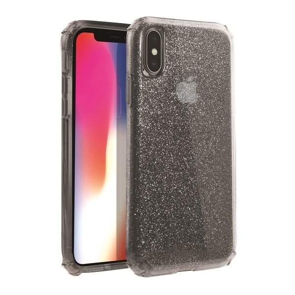 Uniq Clarion Tinsel-fodral för iPhone Xs Max - svart