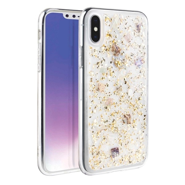 Uniq Lumence Clear-fodral för iPhone Xs Max - guld