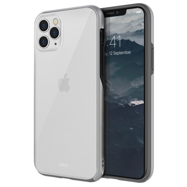 Uniq Vesto Hue-fodral för iPhone 11 Pro Max - transparent och silver