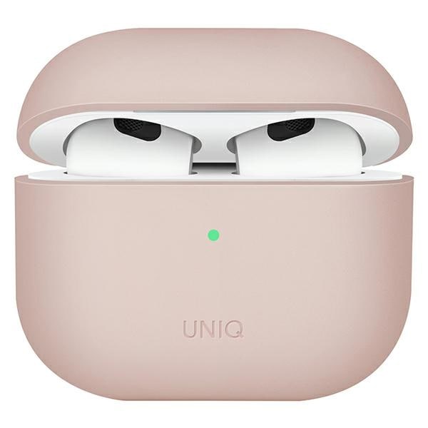 Uniq Lino Silikonfodral för AirPods 3 - rosa