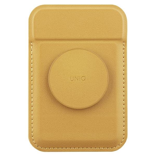 Uniq Flixa Magnetisk kortplånbok med stativ Gul/Canary Yellow MagSafe