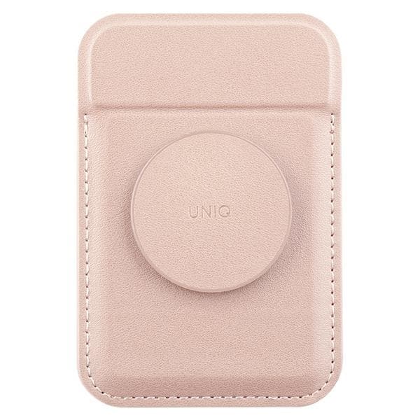 Uniq Flixa Magnetisk kortplånbok med stativ Rosa/Blush Pink MagSafe
