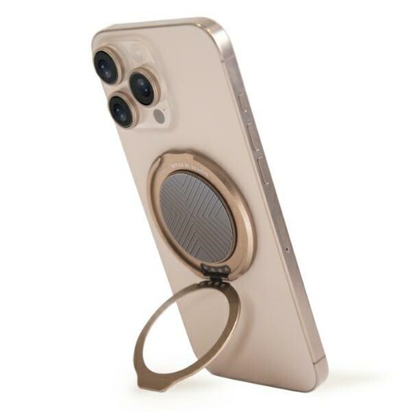 Uniq Gripfit 360 Magnetiskt fäste & Kickstand Magnetisk hållare grå/flintgrå