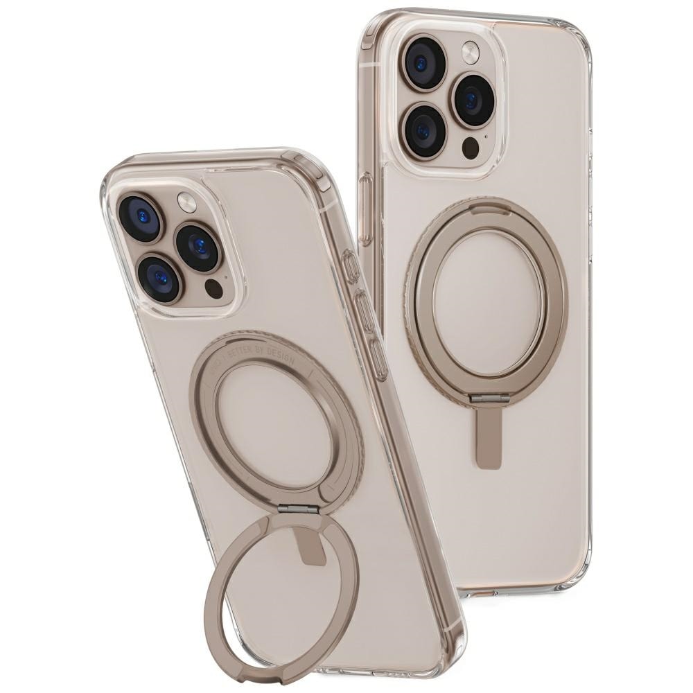 Uniq Swivix 360 Roterande Kickstand-fodral för iPhone 16 Pro Max - Guld