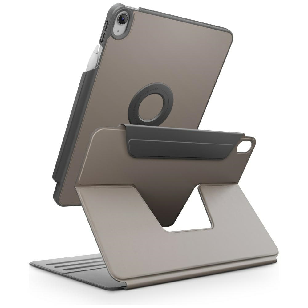 Uniq Rovus Snapmount Magnetiskt 360° Roterande Fodral för iPad 11" 2025 / 10.9" 2022 - Grå