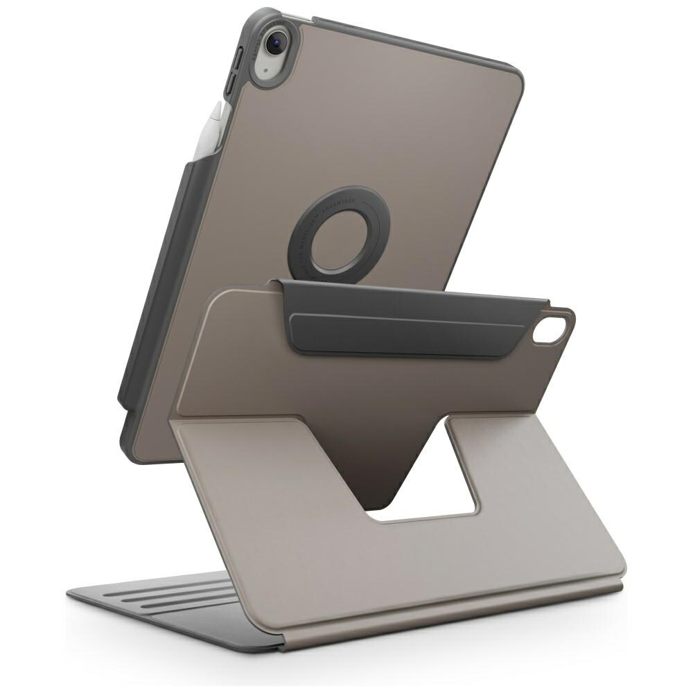 Uniq Rovus Snapmount Magnetiskt 360 Roterande Avtagbart fodral för iPad Air 11"/10.9" - grå