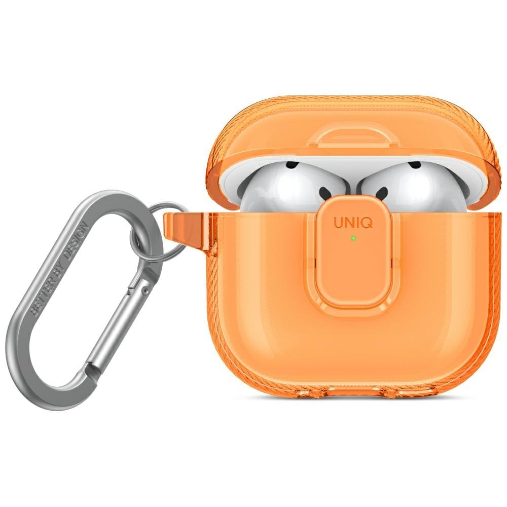 Uniq Glase Pro-fodral för AirPods 4 - Orange
