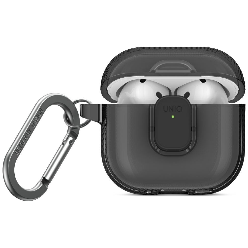 Uniq Glase Pro-fodral för AirPods 4 - Svart