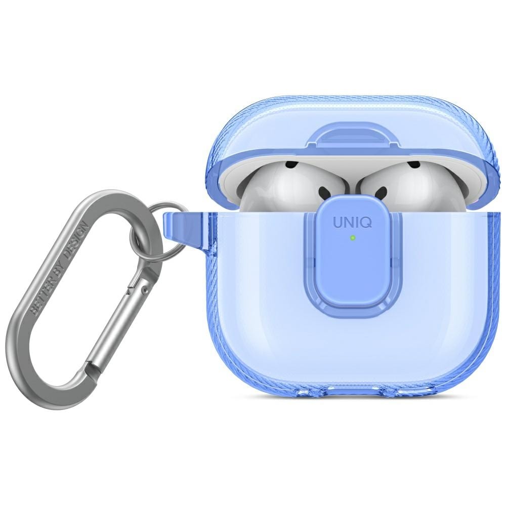 Uniq Glase Pro-fodral för AirPods 4 - Blå