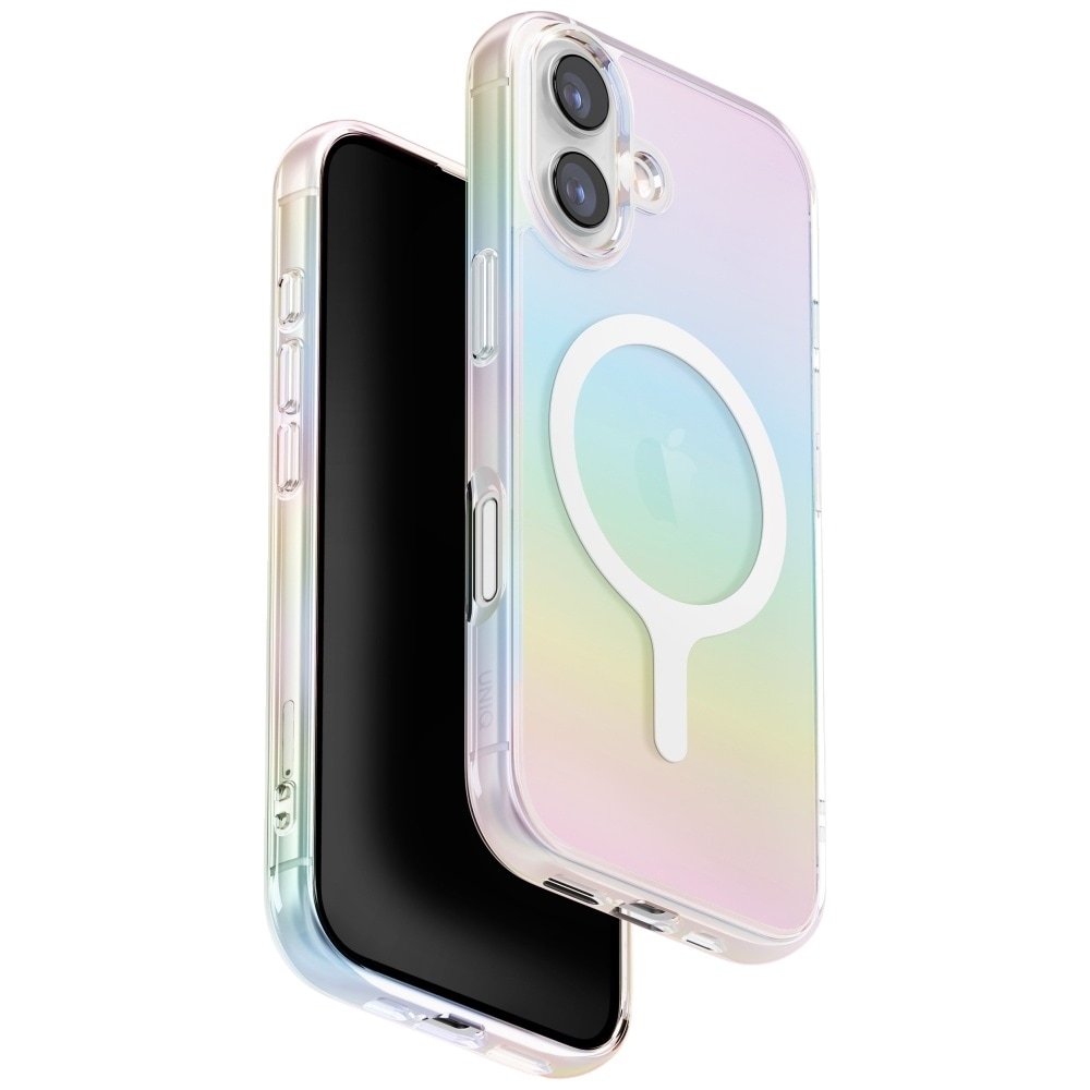 Uniq Iridescia Magclick laddningsfodral för iPhone 17 - Multicolor