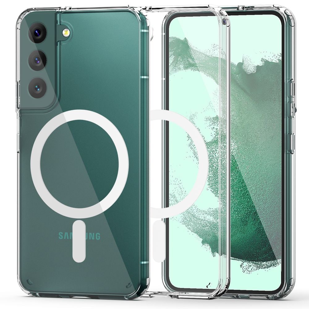 Tech-Protect FlexAir Hybrid MagSafe-fodral för Samsung Galaxy S22 - Klar