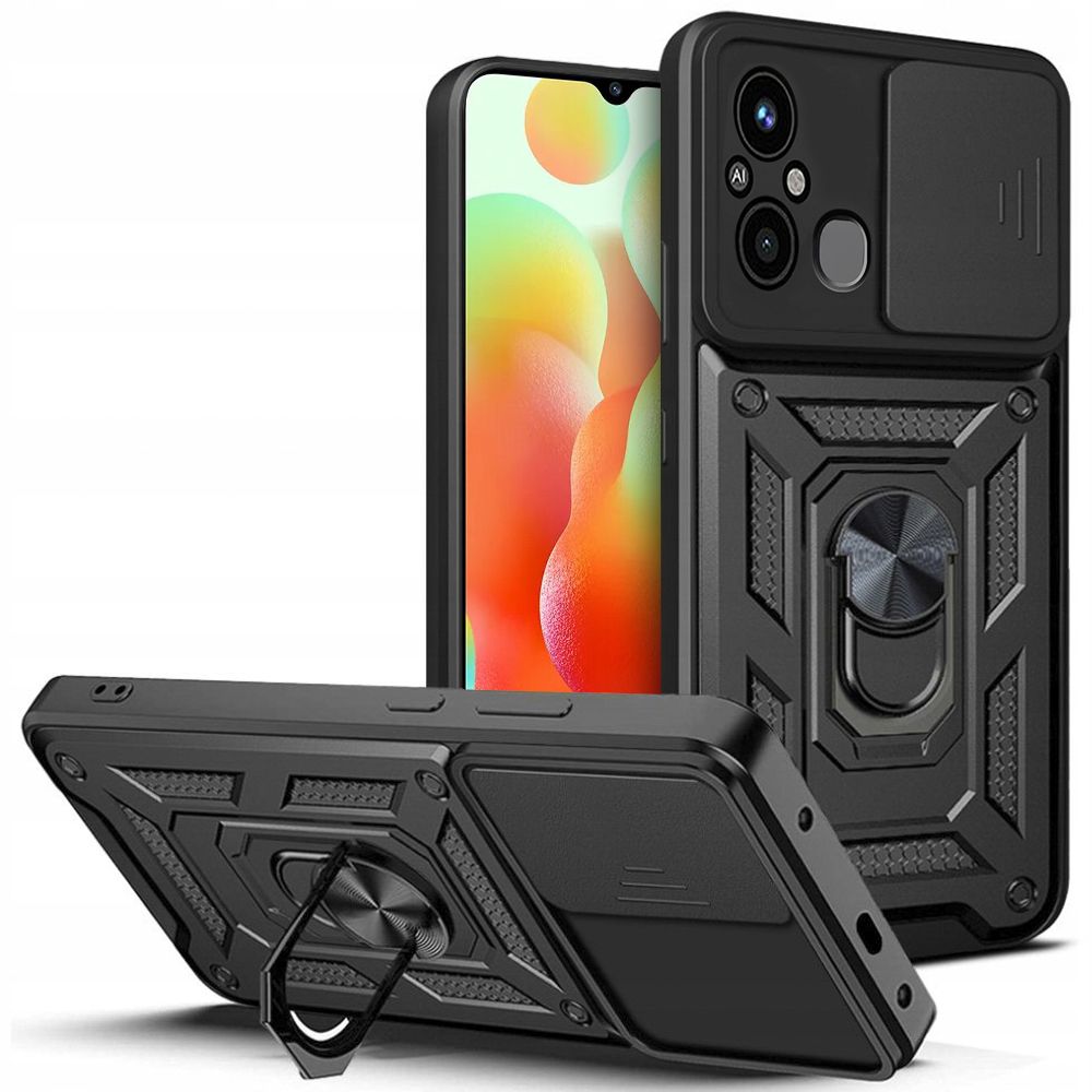 Tech-Protect CamShield Pro-fodral för Xiaomi Redmi 12C - Svart