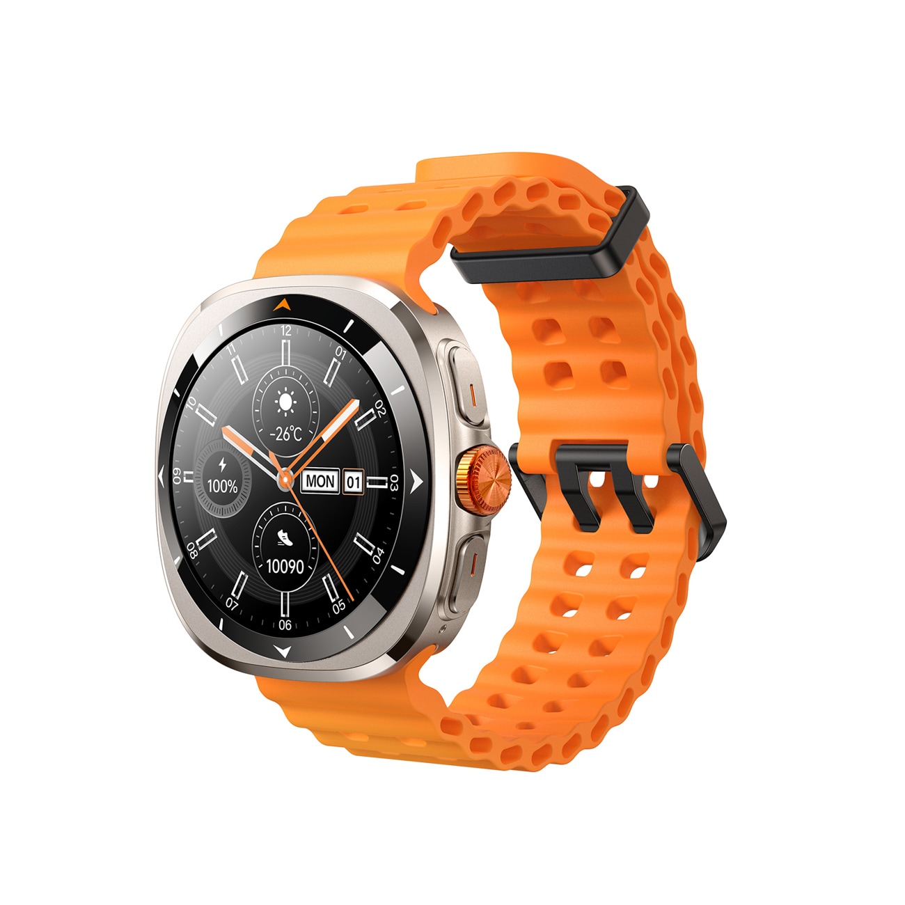 Joyroom Venture Series JR-FV2 Sport Smartwatch med funktion för att ta emot samtal - Orange