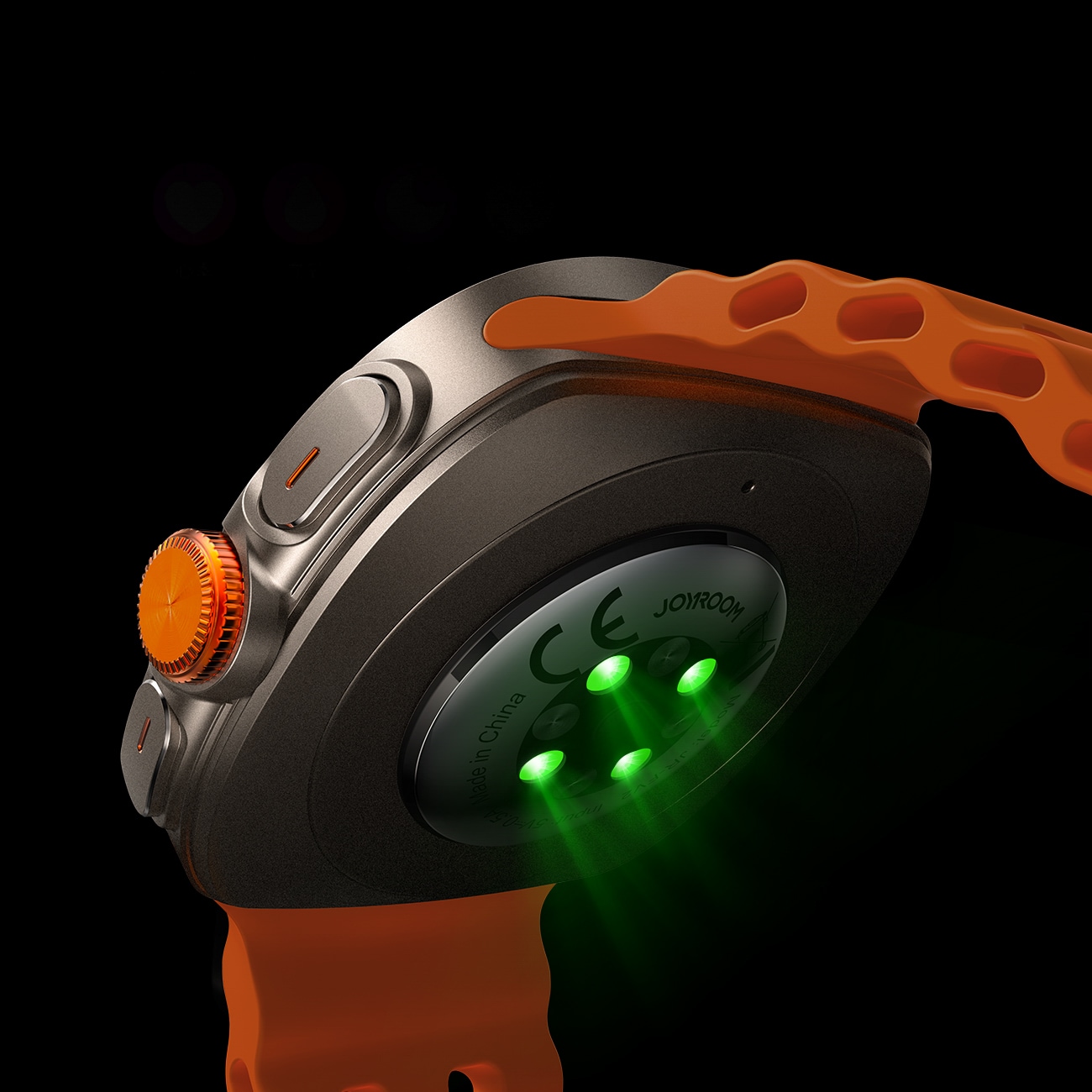 Joyroom Venture Series JR-FV2 Sport Smartwatch med funktion för att ta emot samtal - Orange