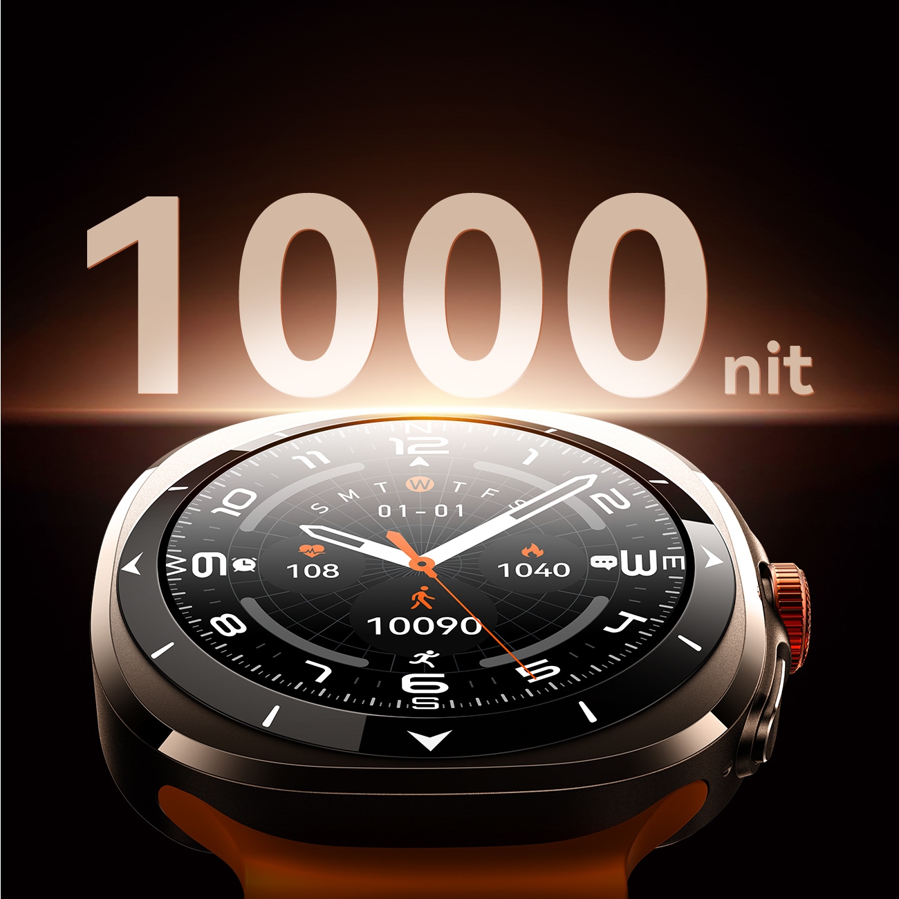 Joyroom Venture Series JR-FV2 Sport Smartwatch med funktion för att ta emot samtal - Orange