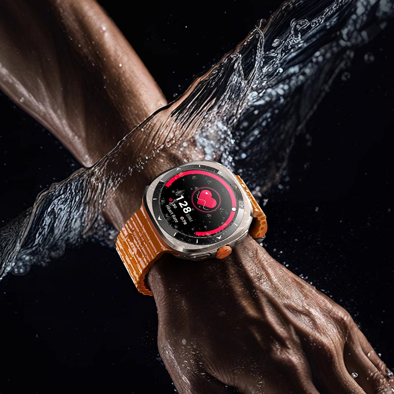 Joyroom Venture Series JR-FV2 Sport Smartwatch med funktion för att ta emot samtal - Orange