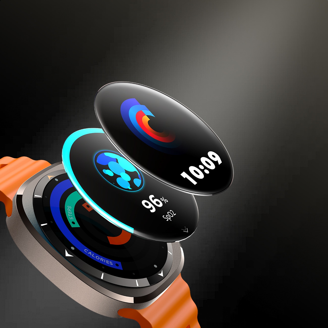 Joyroom Venture Series JR-FV2 Sport Smartwatch med funktion för att ta emot samtal - Orange
